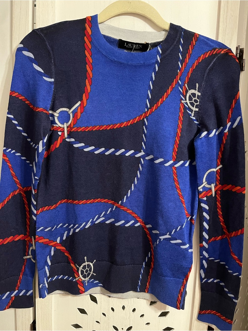 Ralph Lauren Blue Knit Sweater - Women